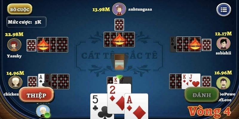 Danh sách các thuật ngữ trong game bài Catte tại 789win